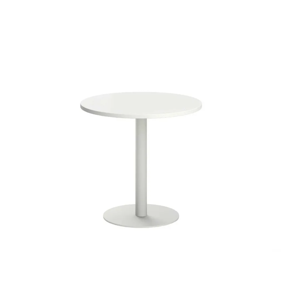 Masa de ședințe RFG Barry, 800 x 800 x 750 mm, albă