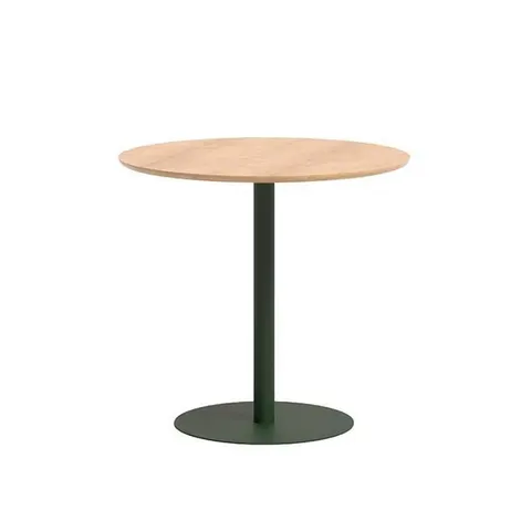 Masă Boln Sarek, 800 x 800 x 750 mm, blat rotund, HPL, bază metalică