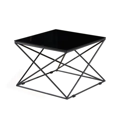 RFG Masă joasă Cubo, 600 x 600 x 400 mm, negru