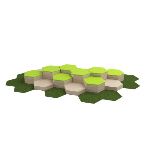 RFG Compoziție Hexagon VII, 4000 ? 5629 ? 545 mm