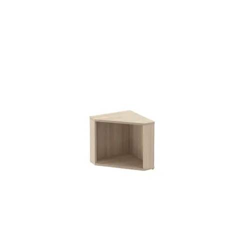 RFG Modul podium PDM 1, colț, 400 x 400 x 400 mm, stejar deschis