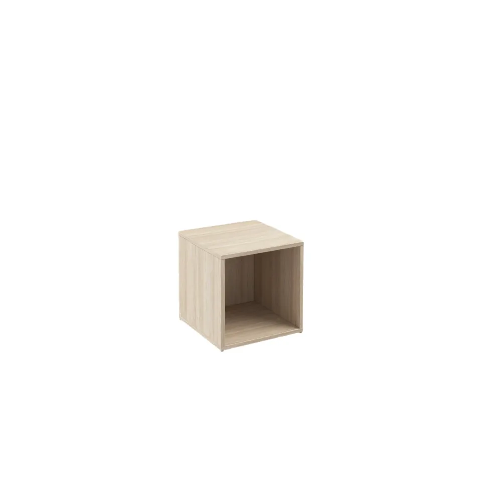 RFG Modul Podium PDM 2, pătrat deschis, 400 x 400 x 400 mm, stejar deschis