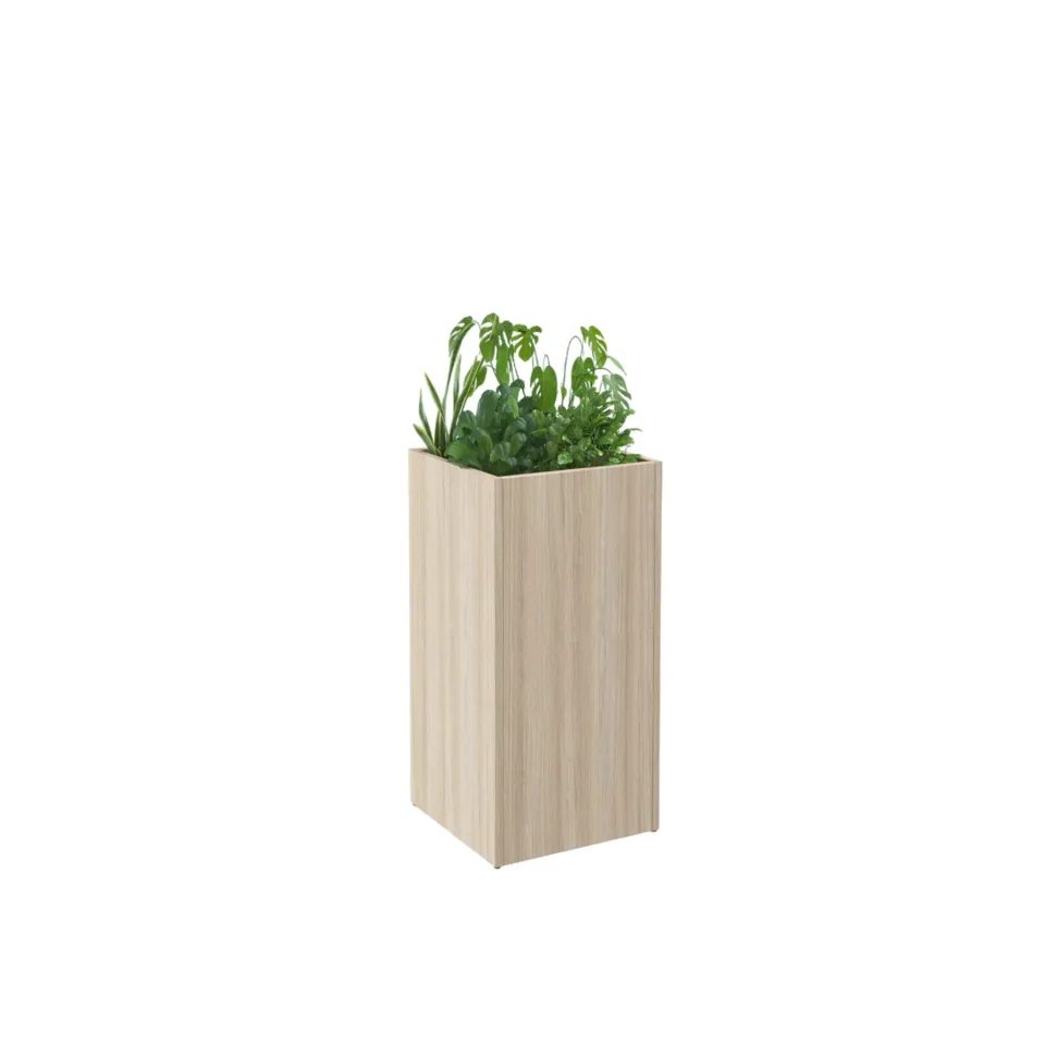 RFG Modul podium PDM 5, jardiniere, 400 x 400 x 800 mm, stejar deschis