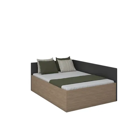 Panou lateral RFG pentru pat dublu, 2072 x 36 x 800 mm, grafit