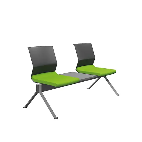 Bancă pentru vizitatori RFG Lisa Black, cu 2 locuri și masă, verde