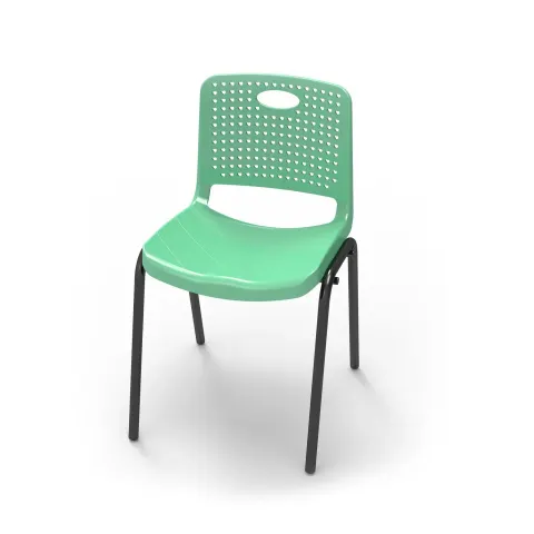 Scaun școlar RFG Stilo, 380 x 350 x 430 mm, verde, clasele V–VIII