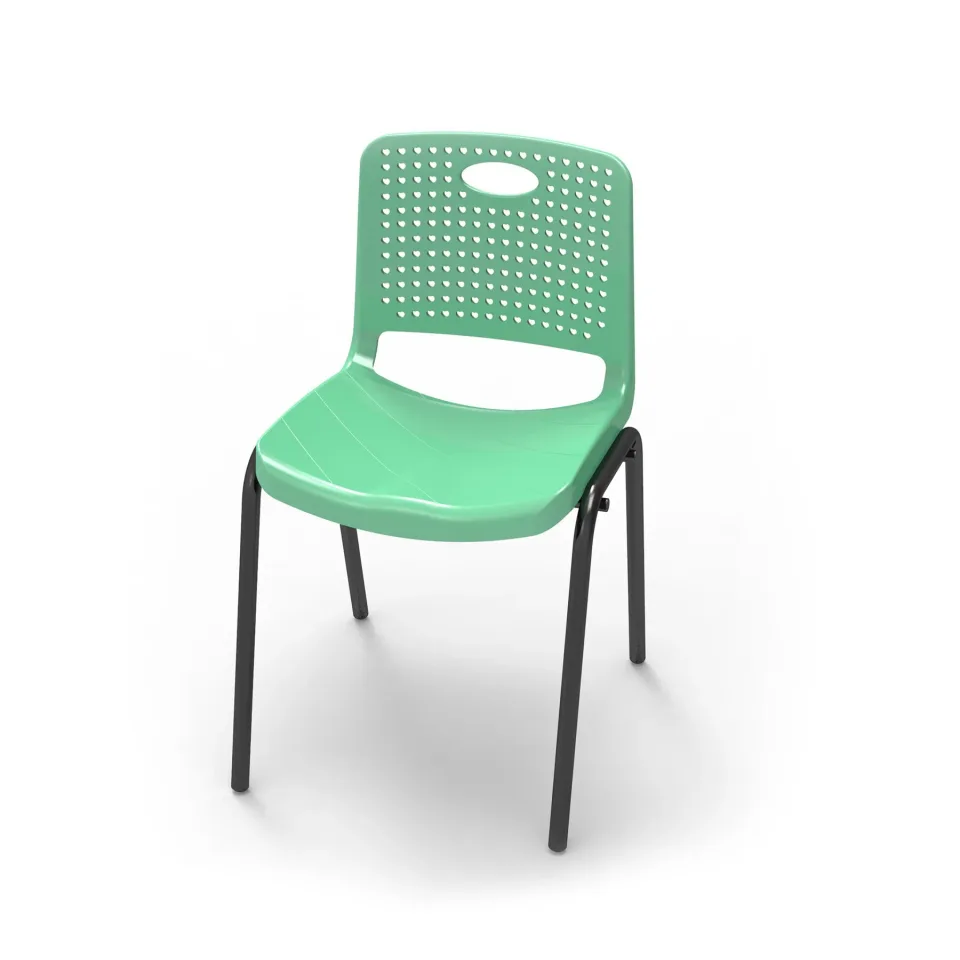 Scaun școlar RFG Stilo, 380 x 350 x 430 mm, verde, clasele V–VIII