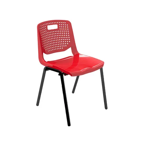 Scaun școlar RFG Stilo, 430 x 425 x 460 mm, roșu, clasele VIII–XII