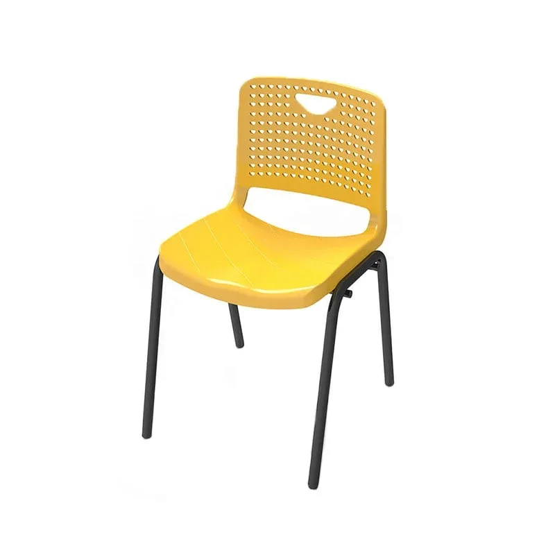 Scaun școlar RFG Stilo, 430 x 425 x 460 mm, galben, pentru clasele VIII-XII