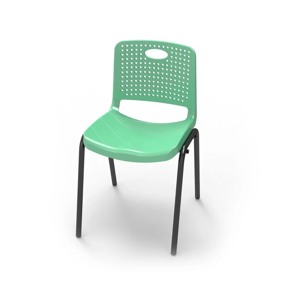 Scaun școlar RFG Stilo, 430 x 425 x 460 mm, verde, clasele VIII - XII