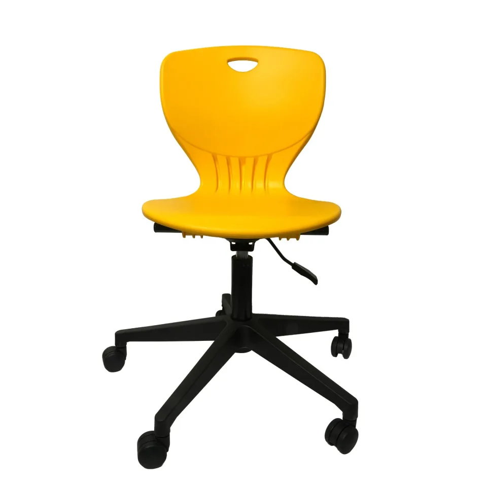 Scaun școlar RFG Maxima Move Black, galben, set de 2