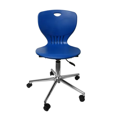 Scaun student RFG Maxima Move Chrome, albastru, set de 2