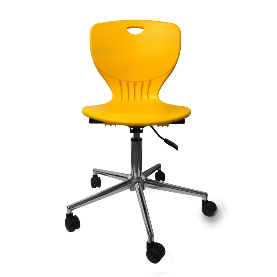 Scaun student RFG Maxima Move Chrome, galben, set de 2