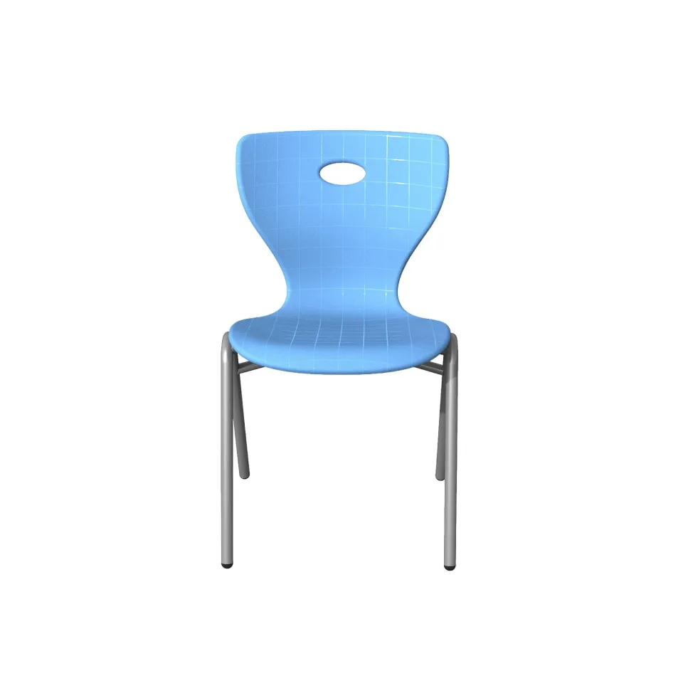 Scaun școlar RFG Maxima X, 36 ? 38 ? 38 cm, polipropilenă, până la 120 kg, albastru cer