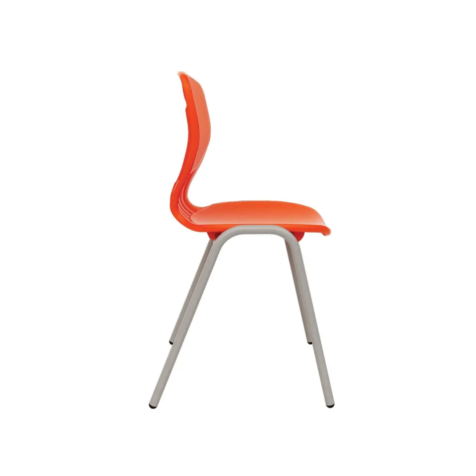 Scaun școlar RFG Maxima A, clasele V–VIII, 43 x 45 x 43 cm, mandarină