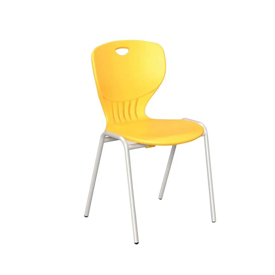 Scaun RFG pentru elevi Maxima A, clasele VIII–XII, 43 x 45 x 46 cm, galben