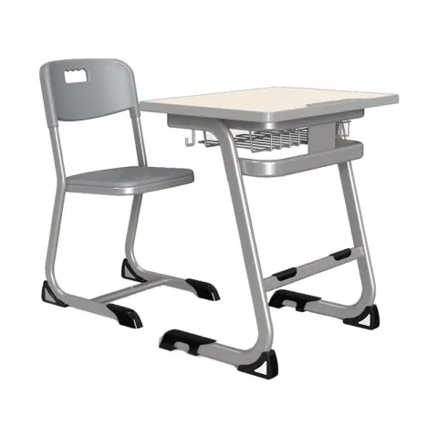 Birou și scaun ergonomic RFG Istudy Gri, clasele VIII - XII