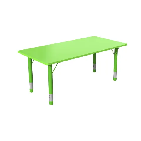Masa pentru elevi RFG Fresh, ajustabilă pe înălțime, pentru copii de 3 până la 8 ani, 1200 x 600 x 370–620 mm, verde