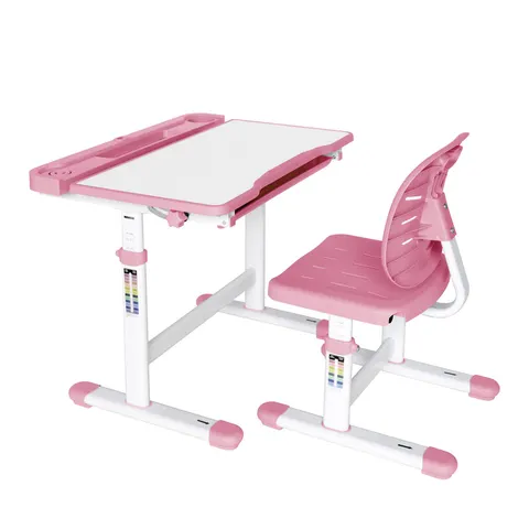 Set ergonomie birou și scaun RFG Ergo Tech 403X, roz