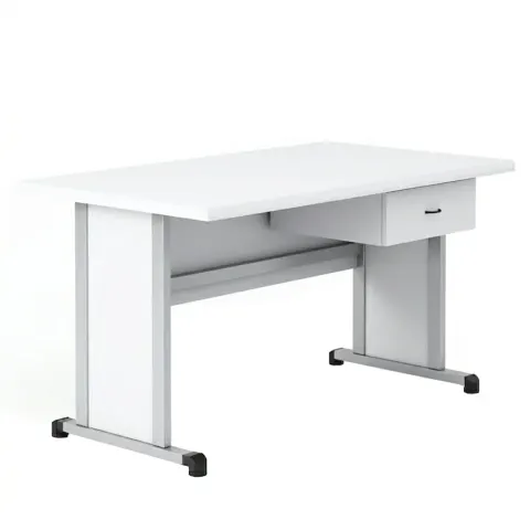 RFG Birou pentru profesor Edu, 1200 x 700 x 750 mm, blat stejar, metal gri