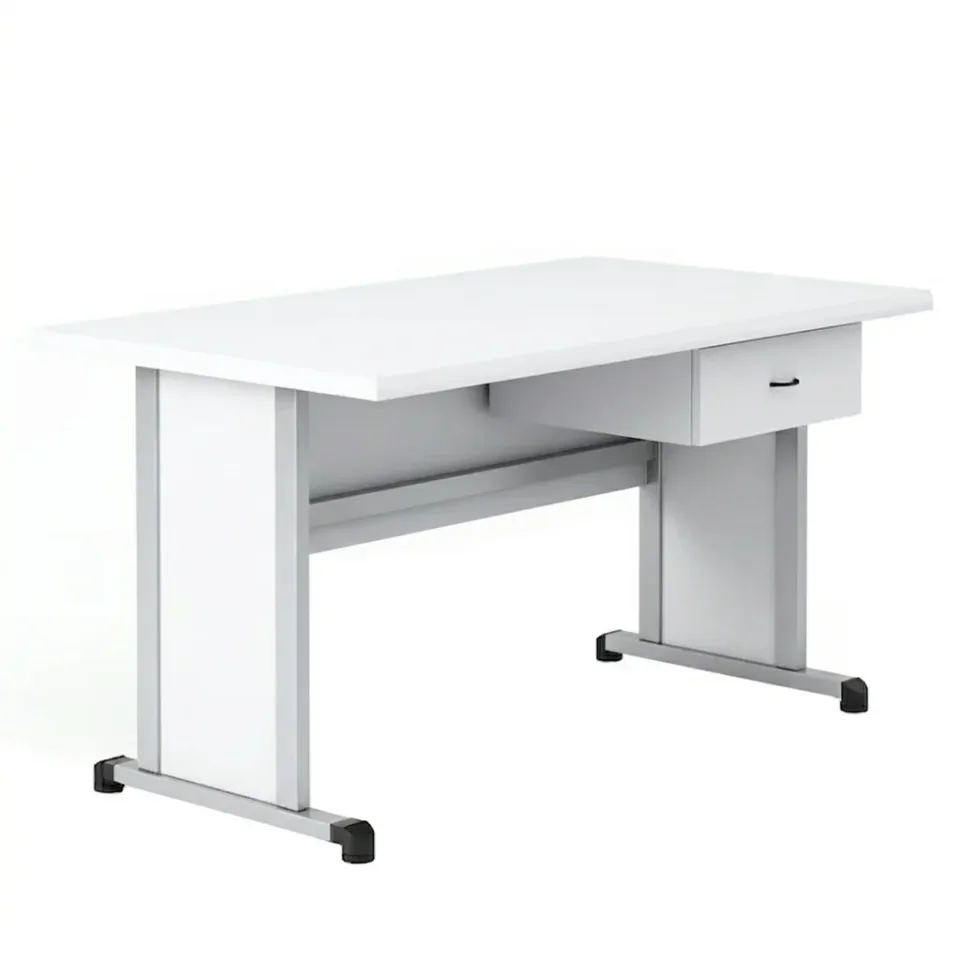 RFG Birou pentru profesor Edu, 1200 x 700 x 750 mm, blat stejar, metal gri