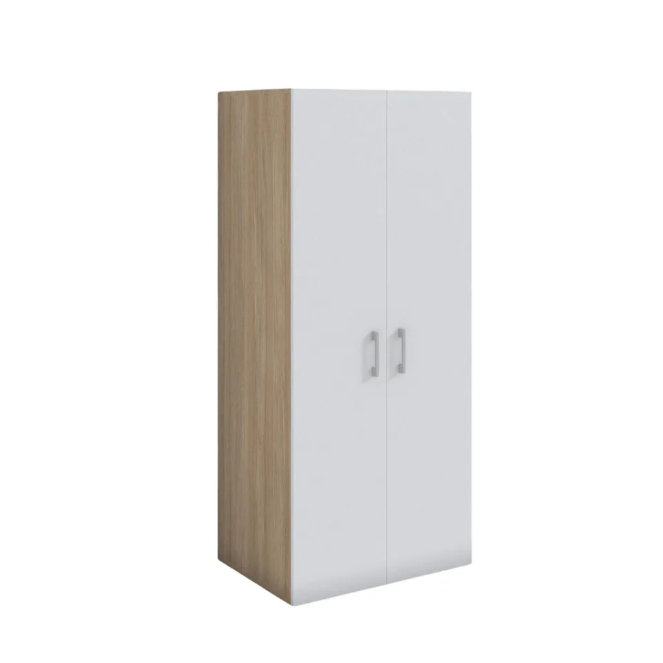 Dulap RFG, dublu, 800 x 560 x 1800 mm, stejar sonoma și alb