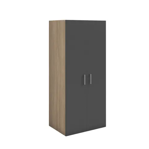 Dulap RFG, dublu, 800 x 560 x 1800 mm, stejar sonoma și grafit