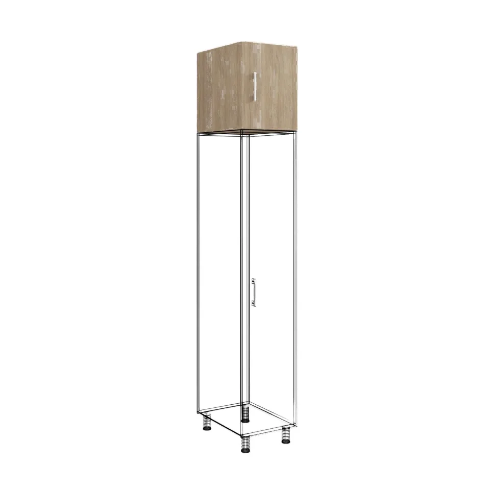 Unitate superioară RFG, simplă, 400 x 560 x 500 mm, stejar sonoma