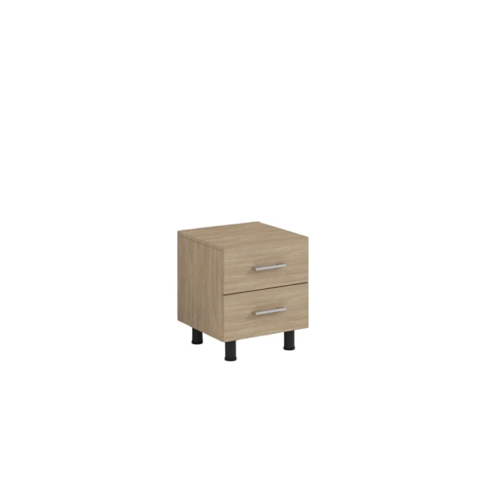 Dulap RFG, cu două sertare, 450 x 400 x 500 mm, stejar sonoma