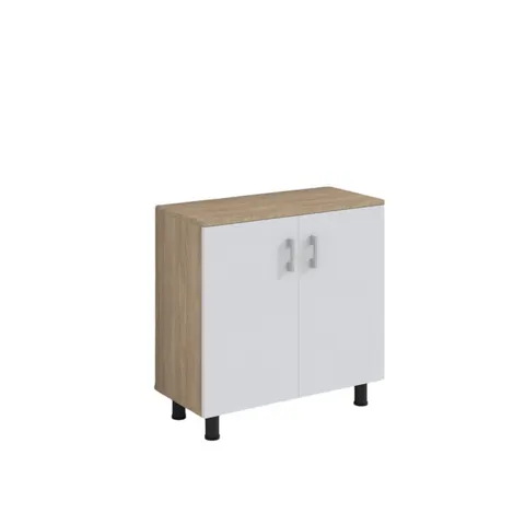 Dulap RFG, 800 x 400 x 850 mm, stejar sonoma și alb