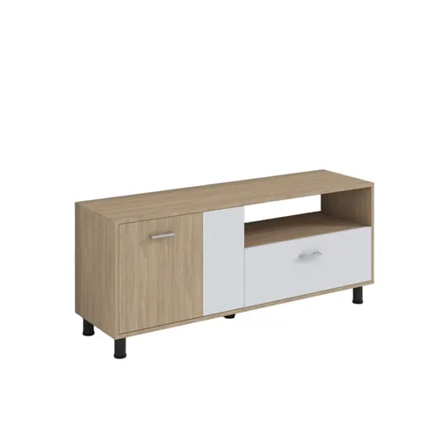 Dulap TV RFG, 1470 x 400 x 630 mm, stejar sonoma și alb