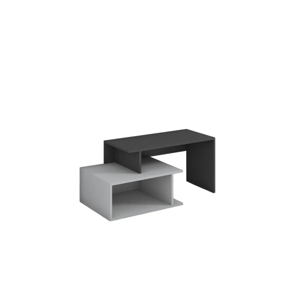 Dulap TV RFG, 1250 x 500 x 500 mm, bază gri, blat grafit