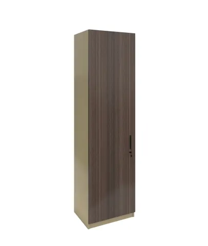 Dulap RFG Milano, simplu, 550 x 400 x 2000 mm, PAL 18 mm, stejar deschis și gri închis