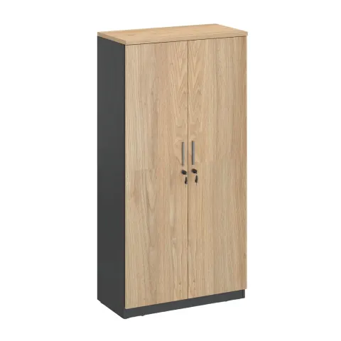 Dulap RFG Monaco, 800 x 400 x 1600 mm, PAL, ulm și negru