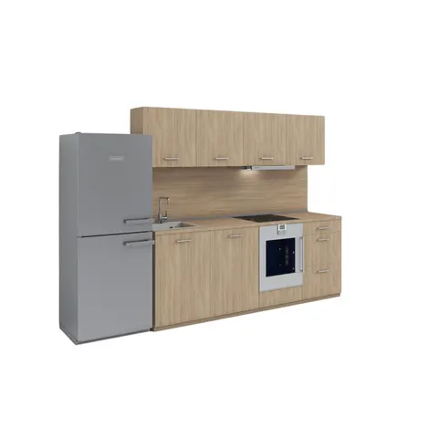 RFG Kitchen, 2400 x 600 x 2100 mm, stejar sonoma
