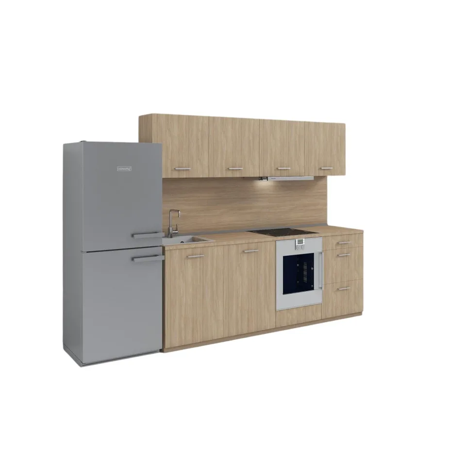 RFG Kitchen, 2400 x 600 x 2100 mm, stejar sonoma