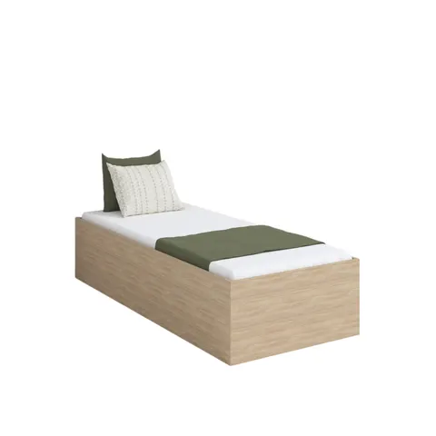 Pat RFG, Single, 936 x 2036 x 450 mm, Sonoma Oak
