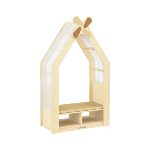 Unitate de rafturi RFG Smarty F102839, placaj, piele eco, 900 x 400 x 1500 mm