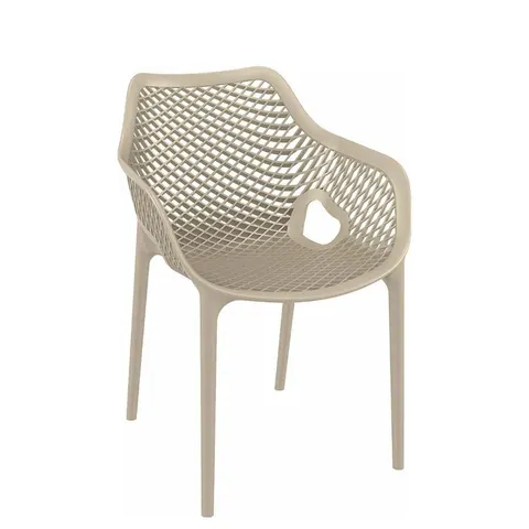 Scaun Air XL, plastic, bej