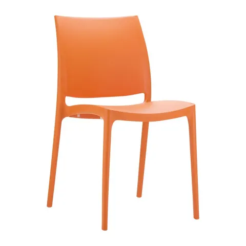 Scaun RFG Milano, Plastic, Portocaliu