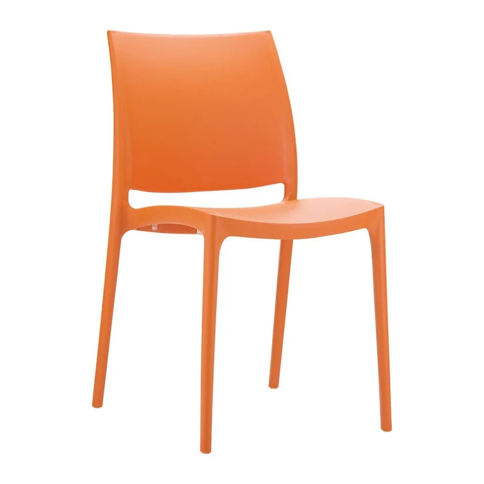 Scaun RFG Milano, Plastic, Portocaliu