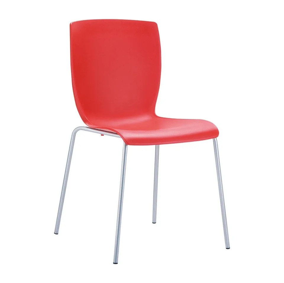 Scaun RFG Mellon, plastic, roșu