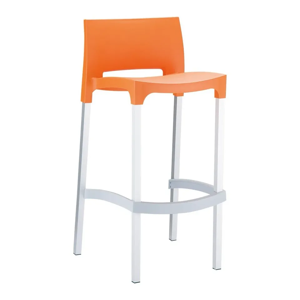 Taburet de bar RFG Joy, plastic, portocaliu