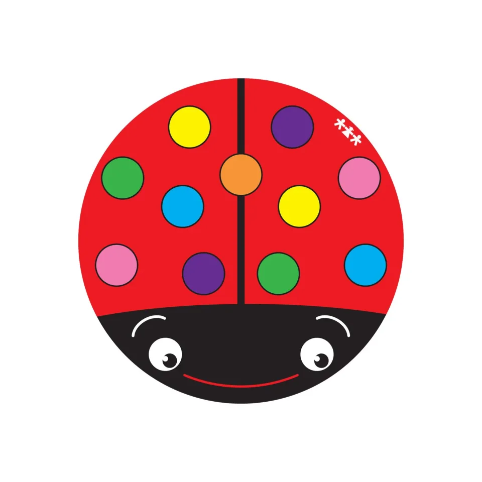 Covor Nowa Szkola Ladybird, rotund, Ø 2 m
