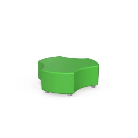 Pouf RFG Pixel, 120 x 112 x 43 H, piele ecologică, verde