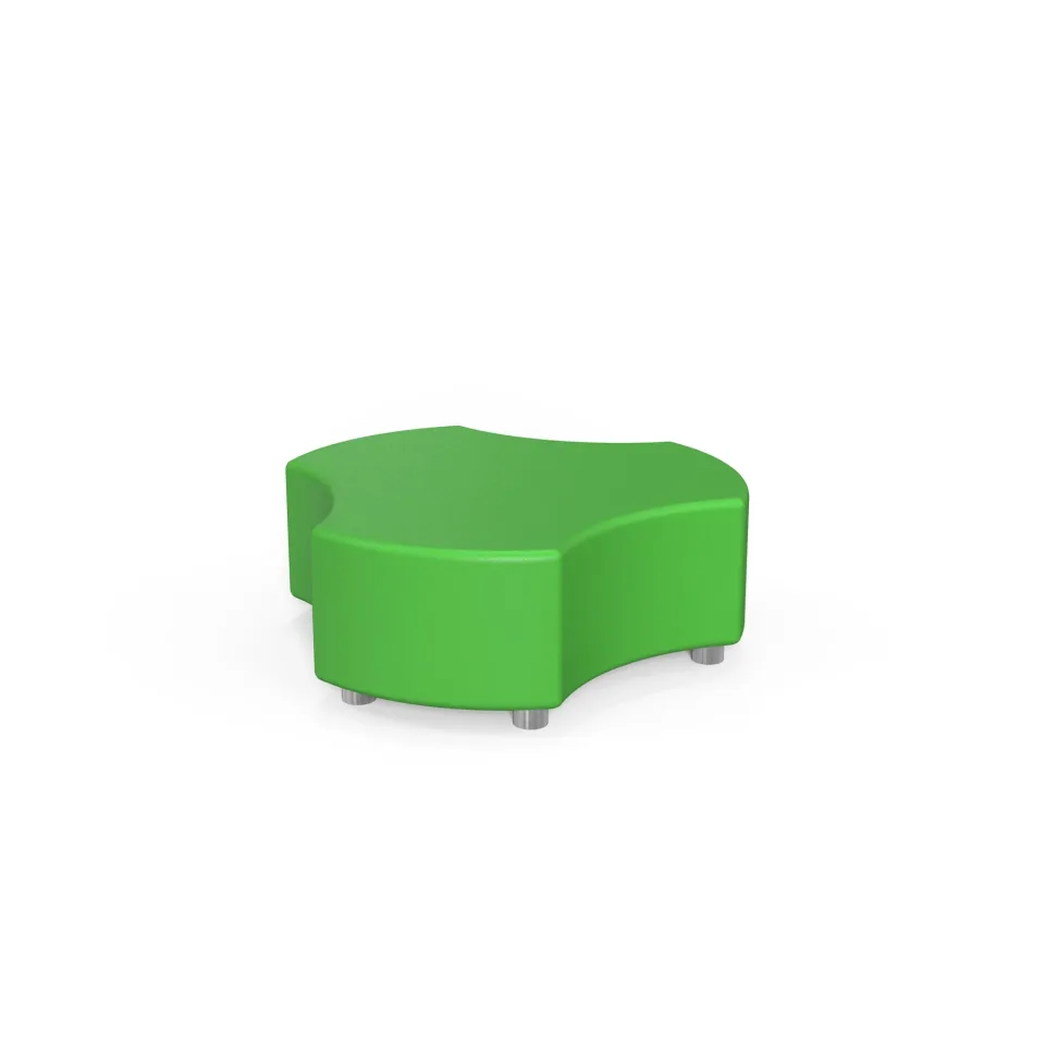 Pouf RFG Pixel, 120 x 112 x 43 H, piele ecologică, verde