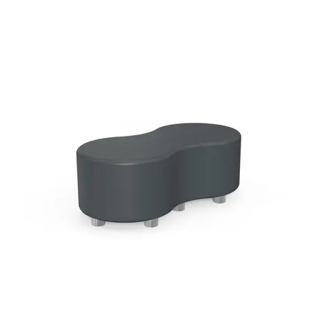 RFG Ottoman Formex, 120 x 60 x 43H, eco-piele, grafit