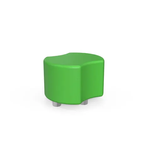 Taburet RFG Bold, 60 x 51 x 43H, piele ecologică, verde