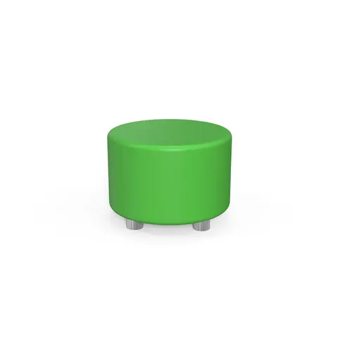 Taburet RFG Circle, 60 x 60 x 43H, piele ecologică, verde
