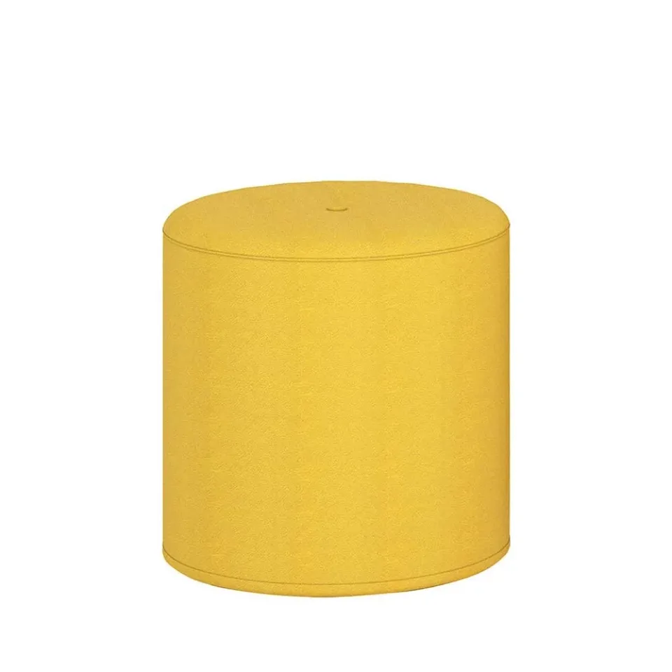 Taburet RFG OXXO, 390 × 390 × 450 mm, galben, set de 2
